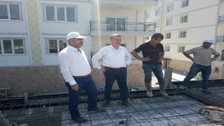 Buharkent’te toplu konut projesinde son 2 bloğun inşaatı başladı