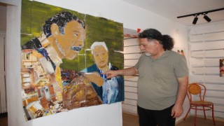 Çöpten sanat çıkarıyor