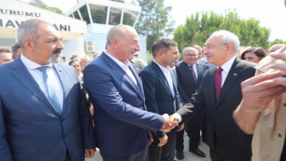 Didim Belediye Başkanı Atabay, CHP Genel Başkanı Kılıçdaroğlu'nu karşıladı