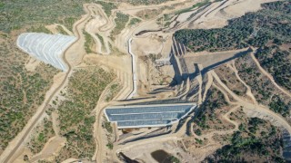 Sarıçay Barajı’nda çalışmalar sürüyor