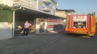 Ardiye yangını kısa sürede söndürüldü