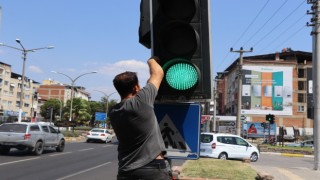 Nazilli’de sinyalizasyonlar bakıma alındı