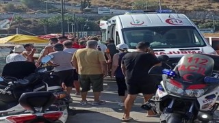 Tur teknesinde ayağı kopan gencin yardımına 112 motorize sağlık ekibi koştu