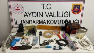 Bağ evinden çaldı, jandarma yakaladı 