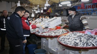 Balık tezgahlarına denetleme 