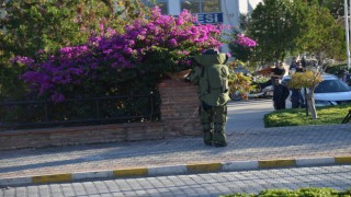 Didim'de şüpheli çanta paniği