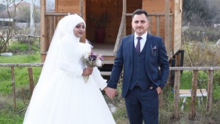 Etiyopya'da tanıştılar, Karpuzlu'da evlendiler