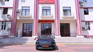 Yerli ve milli otomobil TOGG Aydın Valiliği'nde yerini aldı