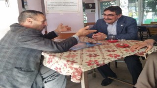 Karacasu İYİ Parti Belediye Başkan Adayı İnal'a esnaftan yoğun ilgi