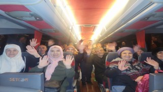 Umre kafilesi kutsal topraklara doğru yola çıktı
