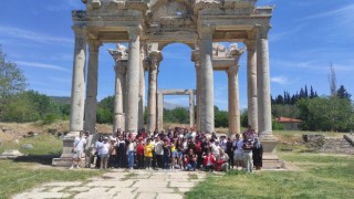 Afrodisias Antik Kenti ziyaretçilerini ağırladı