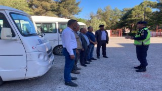 Bozdoğan'da okul servisleri denetlendi