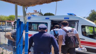 Mavi tur'da yaralanınca tahliyesi yapıldı