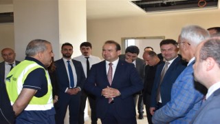 Aydın Şehir Hastanesi inşaatına Müdür Şenkul'dan ziyaret 