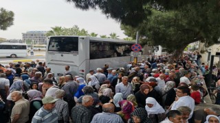 Aydın'da hacı adayları dualarla uğurlandı