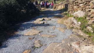 Bakanlıktan beton dökülen antik yolla ilgili açıklama: "İzinsiz uygulamalar kaldırılacak"