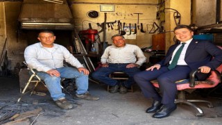 Karacasu Kaymakamı Gündoğdu sanayi esnafı ile buluştu