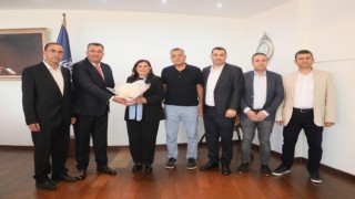 MÜSİAD Aydın Şubesi Başkanı Murat Kaplan ve yönetim kurulu Başkan Çerçioğlu'nu ziyaret etti 