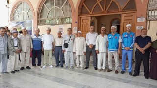Nazilli'de hacı adayları kutsal topraklara uğurlandı