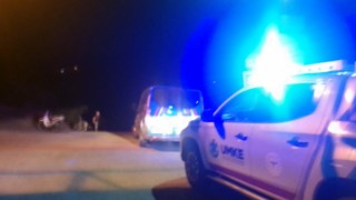 Araç uçuruma yuvarlandı ekipler alarma geçti