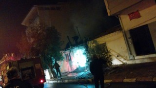 Buharkent’teki yangın korkuttu