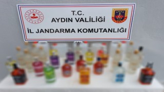 Aydın'da jandarma ekiplerinden kaçak içki operasyonu
