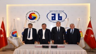 Aydın'da ‘Kardeş Borsa' için imzalar atıldı