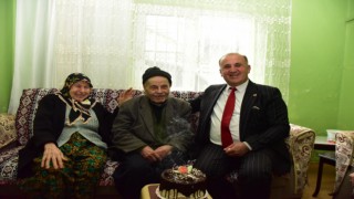 Başkan Kaya'dan 100. yaş sürprizi