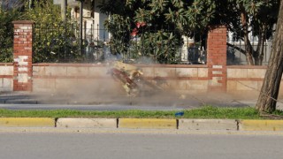 Fünye ile patlatılan şüpheli çanta boş çıktı