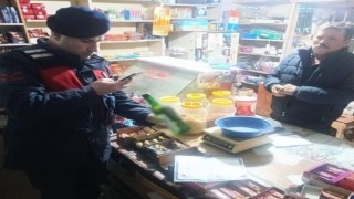 Karacasu'da sahte alkol denetimi gerçekleştirild
