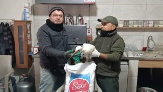 Soğuktan etkilenen ‘Garip' adlı leylek tedavi altına alındı