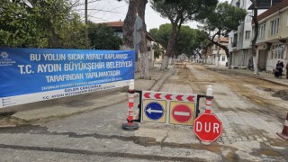 Büyükşehir Atça Caddelerini yeniliyor