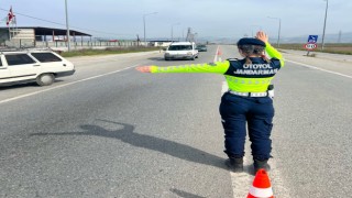 Kural tanımaz sürücüler havadan denetlendi