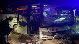 Kuyucak'ta otobüs kazası: 1 ölü, 32 yaralı
