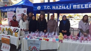 Nazilli'de Dünya Kadınlar Günü nedeni ile sergi açıldı