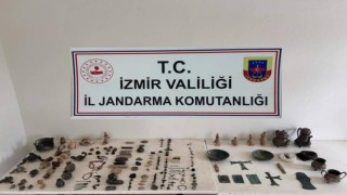 Tarihi eserleri 2 milyon liraya satacaktı, jandarmaya yakalandı
