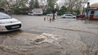 Aydın'da sağanak etkili oldu