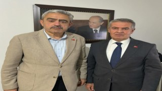 Buharkent Belediye Başkanı Erol'dan MHP İl Başkanı Haluk Alıcık ziyareti