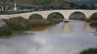 Çine çayı eski günlerine kavuşuyor, yağışlar çayın debisini arttırdı