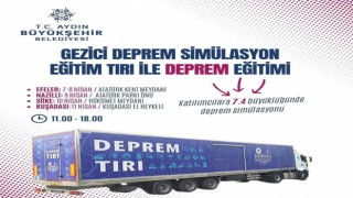 Gezici Deprem Simülasyon Tırı Nazilli'de