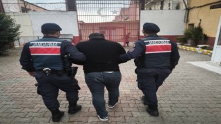 Jandarma suç makinesini, kaldığı pansiyonda yakaladı