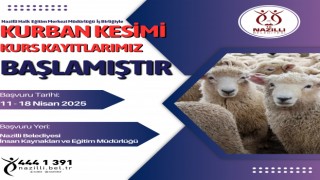 Nazilli Belediyesi’nden Kurban Kesim Kursu