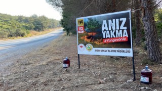 Aydın’da yangınlara ilk müdahale için damacana çözümü