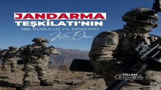 Başkan Çerçioğlu’ndan Jandarma Teşkilatı’na 186. Yıl Kutlaması