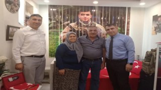 Bayram Öncesi Şehit Ailelerine Anlamlı Ziyaret