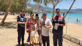 Didim’de jandarma ekipleri vatandaşları orman yangınlarına karşı bilinçlendirdi