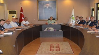 NAZİLLİ'DE ORMAN YANGINLARIYLA MÜCADELE TOPLANTISI GERÇEKLEŞTİRİLDİ