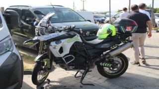 Aydın'daki kazada polis memuru yaralandı