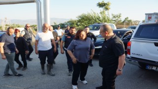 Başkan Çerçioğlu: "Tüm kurum ve kuruluşlarla birlikte yangını söndürmeye çalıştık"