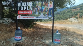 Bozdoğan Belediyesi’nden Yangınlara Karşı Damacanalı Önlem